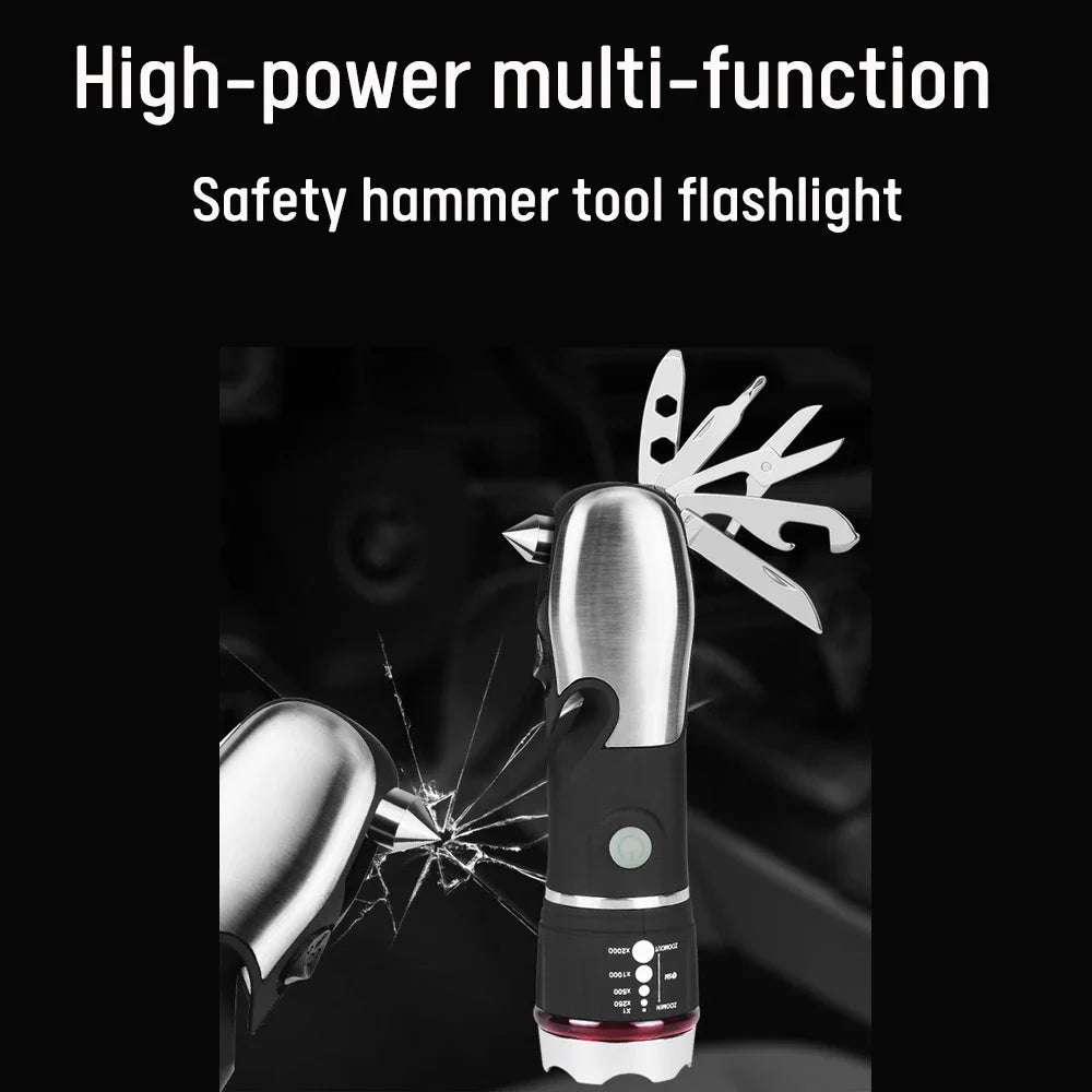 LED Multi - Function Emergency Tool Flashlight - InspiredGrabs.com