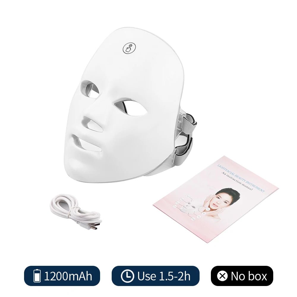 LED Photon Facial Mask for Anti - Aging Treatment - InspiredGrabs.com