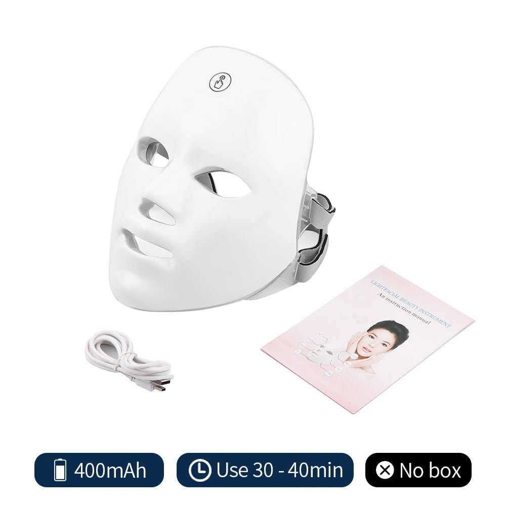 LED Photon Facial Mask for Anti - Aging Treatment - InspiredGrabs.com