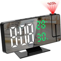 Thumbnail for LED Projection Alarm Clock with Timer & Snooze - InspiredGrabs.com