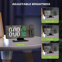 Thumbnail for LED Projection Alarm Clock with Timer & Snooze - InspiredGrabs.com