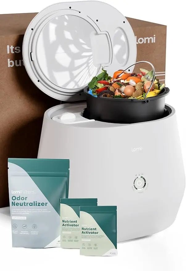 Lomi Electric Composter – Eco - Friendly Kitchen Bin - InspiredGrabs.com