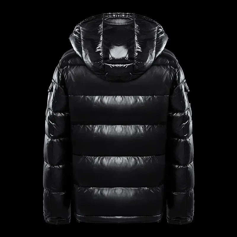 Luxury Plus Size Down Jacket for Men – Warm, Lightweight & Windproof - InspiredGrabs.com