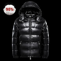 Thumbnail for Luxury Plus Size Down Jacket for Men – Warm, Lightweight & Windproof - InspiredGrabs.com
