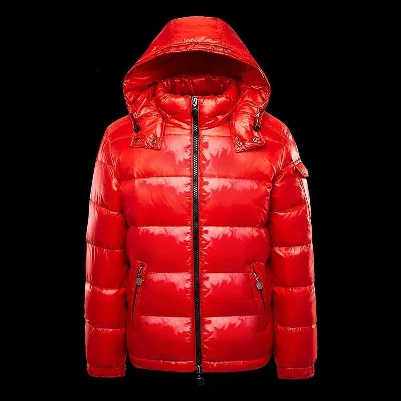 Luxury Plus Size Down Jacket for Men – Warm, Lightweight & Windproof - InspiredGrabs.com