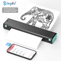 Thumbnail for M08F Portable A4 Bluetooth Thermal Printer – Inkless Wireless Printing - InspiredGrabs.com