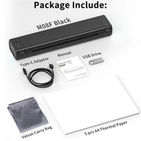 Thumbnail for M08F Portable A4 Bluetooth Thermal Printer – Inkless Wireless Printing - InspiredGrabs.com
