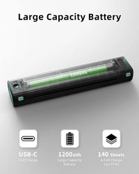 Thumbnail for M08F Portable A4 Bluetooth Thermal Printer – Inkless Wireless Printing - InspiredGrabs.com