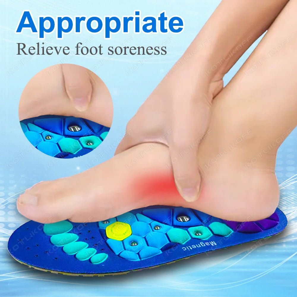 Magnetic Acupressure Massage Insoles for Everyday Comfort - InspiredGrabs.com