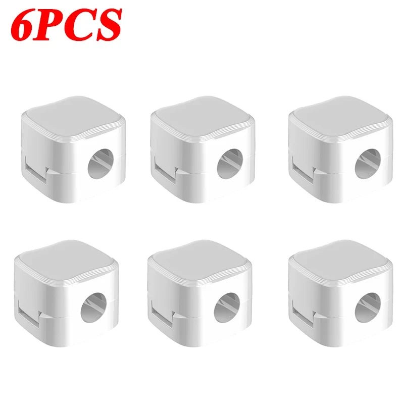 Magnetic Cable Organizer Clips – Black or White - InspiredGrabs.com