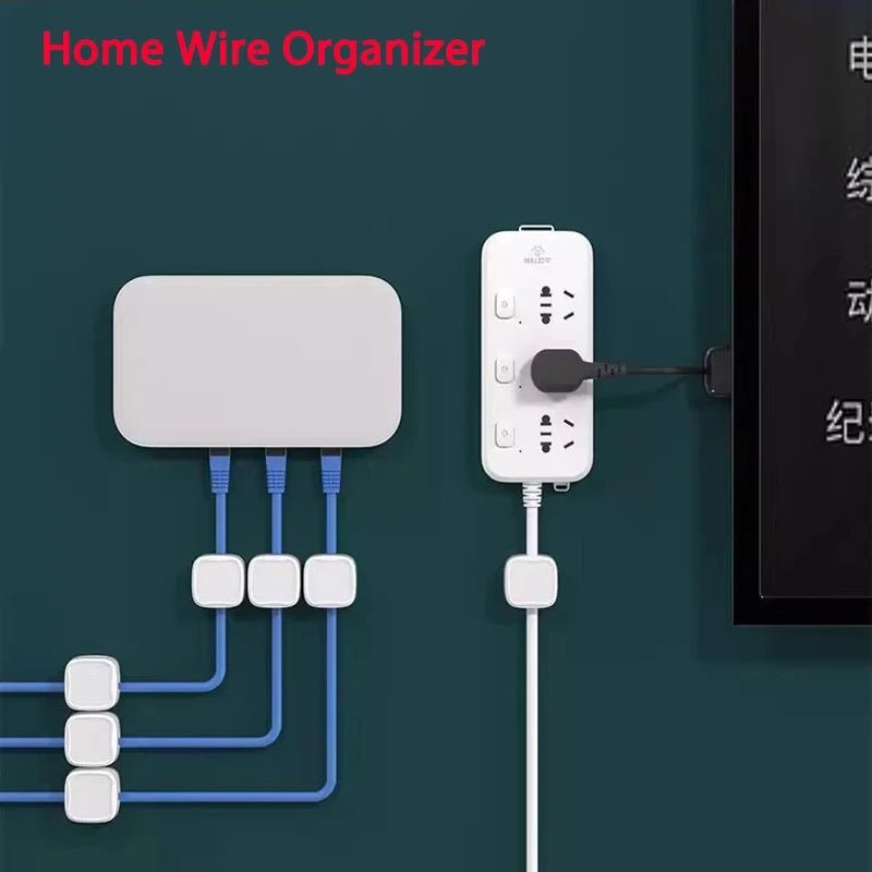 Magnetic Cable Organizer Clips – Black or White - InspiredGrabs.com