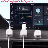 Thumbnail for Magnetic Cable Organizer Clips – Black or White - InspiredGrabs.com