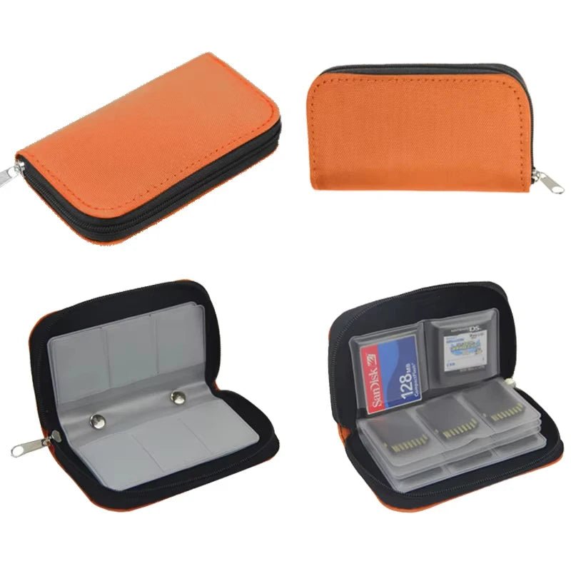 Memory Card Organizer Case - 22 Slots - InspiredGrabs.com