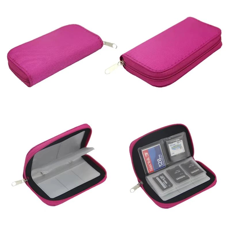 Memory Card Organizer Case - 22 Slots - InspiredGrabs.com