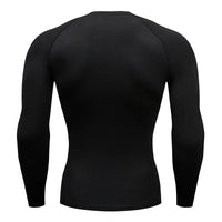 Thumbnail for Men’s Compression Running Long Sleeve T-Shirt – Performance Athletic Base Layer - InspiredGrabs.com