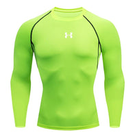Thumbnail for Men’s Compression Running Long Sleeve T-Shirt – Performance Athletic Base Layer - InspiredGrabs.com