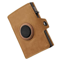 Thumbnail for Men's RFID Blocking Wallet with Coin Pocket Airtag Wallet - InspiredGrabs.com