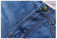 Thumbnail for Men's Summer Cotton Denim Shorts - Size 40 - InspiredGrabs.com