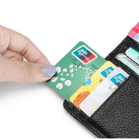 Thumbnail for Men's Wallet Short Wallet Card Holder Fashion Thin Multi Card Business Soft Leather Wallet for Men Bolsa Feminina Coin Purse - InspiredGrabs.com