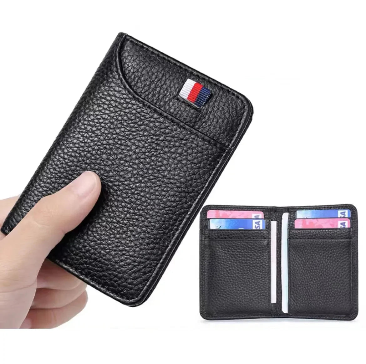 Men's Wallet Short Wallet Card Holder Fashion Thin Multi Card Business Soft Leather Wallet for Men Bolsa Feminina Coin Purse - InspiredGrabs.com
