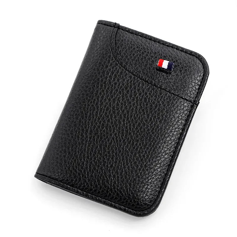 Men's Wallet Short Wallet Card Holder Fashion Thin Multi Card Business Soft Leather Wallet for Men Bolsa Feminina Coin Purse - InspiredGrabs.com