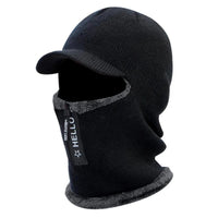 Thumbnail for Men’s Winter Warm Wool Knit Hat with Ear Protection & Visor - InspiredGrabs.com