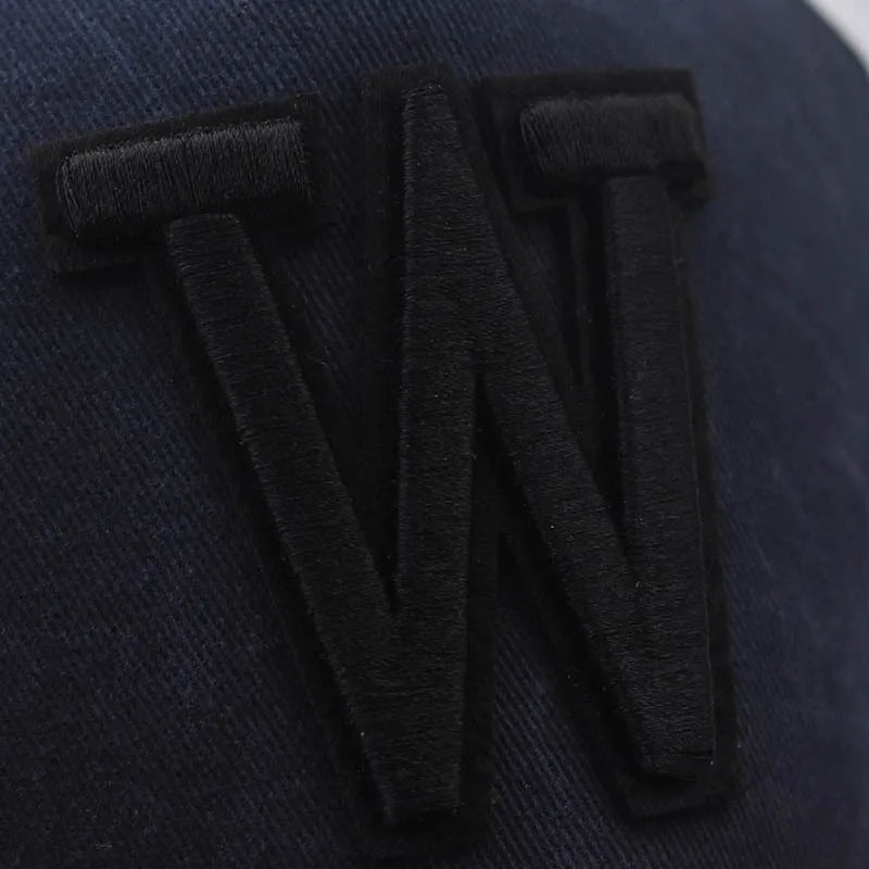 Mesh Baseball Cap with W Embroidery – Breathable Unisex Snapback - InspiredGrabs.com
