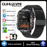 Thumbnail for Military GPS Smartwatch for Men - IP68 Waterproof - InspiredGrabs.com