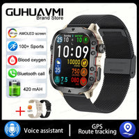 Thumbnail for Military GPS Smartwatch for Men - IP68 Waterproof - InspiredGrabs.com