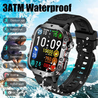 Thumbnail for Military GPS Smartwatch for Men - IP68 Waterproof - InspiredGrabs.com