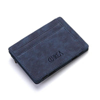 Thumbnail for Mini Slim Men Card Wallets Coin Pocket Zipper Male Purses Magic Card Holder Men's Wallet Money Clips - InspiredGrabs.com
