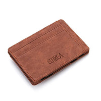 Thumbnail for Mini Slim Men Card Wallets Coin Pocket Zipper Male Purses Magic Card Holder Men's Wallet Money Clips - InspiredGrabs.com