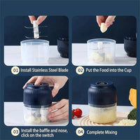 Thumbnail for Mini USB Rechargeable Electric Garlic & Vegetable Chopper - InspiredGrabs.com