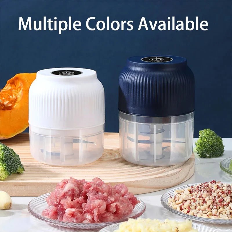 Mini USB Rechargeable Electric Garlic & Vegetable Chopper - InspiredGrabs.com