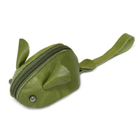 Thumbnail for Mouse Cute Cow Leather Women's And Men's Card Bag Coin Purse Creative Credit Card Holder Wallet For Men and Women ID Card Pocket - InspiredGrabs.com