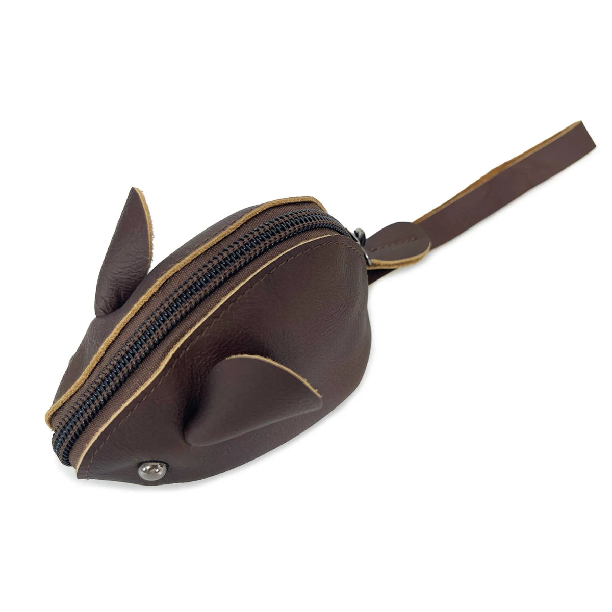 Mouse Cute Cow Leather Women's And Men's Card Bag Coin Purse Creative Credit Card Holder Wallet For Men and Women ID Card Pocket - InspiredGrabs.com