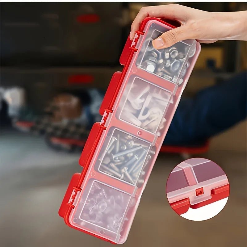 Multi-Compartment Small Parts Organizer Box - InspiredGrabs.com