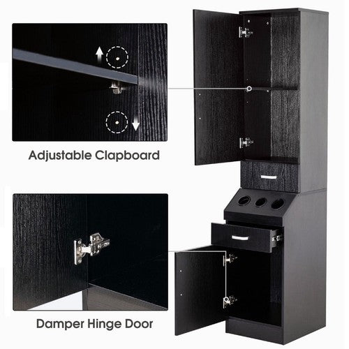 Multifunctional Brown Storage Cabinet for Home - InspiredGrabs.com