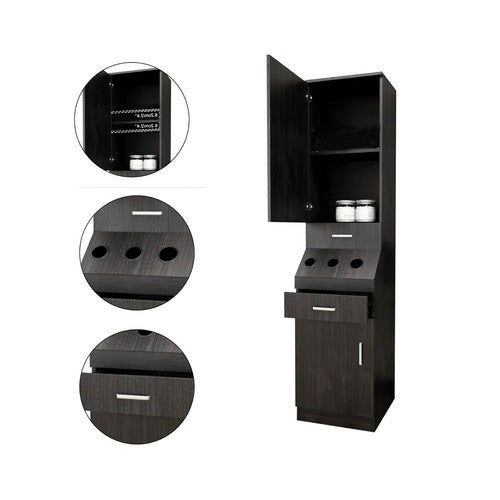 Multifunctional Brown Storage Cabinet for Home - InspiredGrabs.com