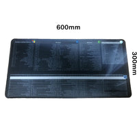 Thumbnail for Multilingual Keyboard Shortcuts Mouse Pad - InspiredGrabs.com