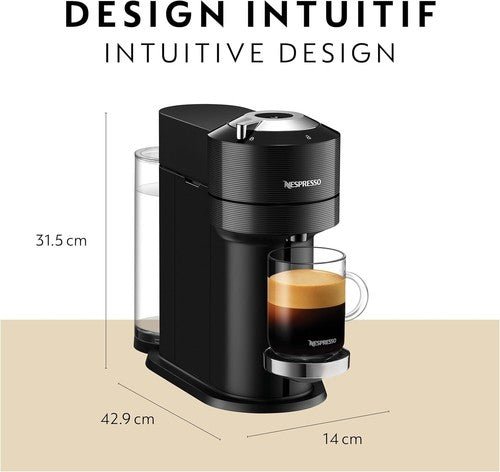 Nespresso Vertuo Next Espresso Machine – Grey - InspiredGrabs.com