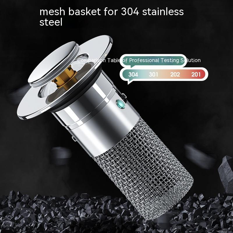 New Filter Net Anti-Blocking Deodorant Push-Type Wash Basin Drain Stopper - InspiredGrabs.com