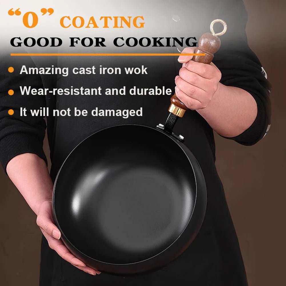 Non - Stick Belly Shape Frying Pan for All Stoves - InspiredGrabs.com
