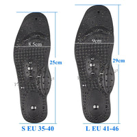 Thumbnail for One Pair of Magnetic Therapy Massage Insoles | Unisex Shoe Inserts for Weight Management, Improved Blood Circulation, and Foot Health Care - InspiredGrabs.com