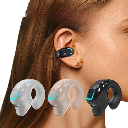 Open-Ear Clip-On Bluetooth Earphone – 3 Colors - InspiredGrabs.com