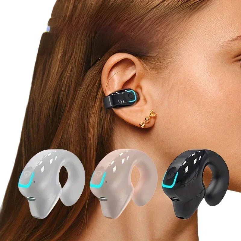 Open-Ear Clip-On Bluetooth Earphone – 3 Colors - InspiredGrabs.com