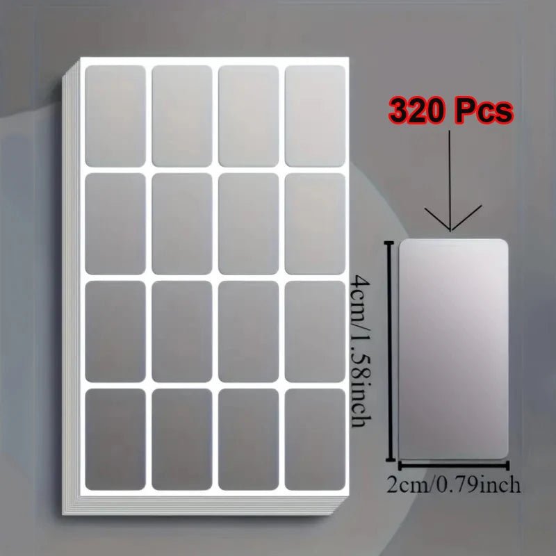 Organization Labels – 320 Pieces, 4 × 2 cm - InspiredGrabs.com