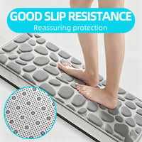 Thumbnail for Pebble-Texture Absorbent Bath Mat – 2 Sizes, 11 Colors - InspiredGrabs.com
