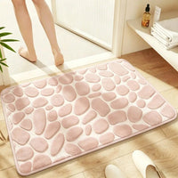 Thumbnail for Pebble-Texture Absorbent Bath Mat – 2 Sizes, 11 Colors - InspiredGrabs.com