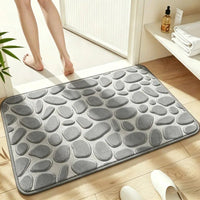 Thumbnail for Pebble-Texture Absorbent Bath Mat – 2 Sizes, 11 Colors - InspiredGrabs.com
